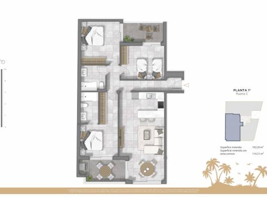 New Build - Appartement - Guardamar del Segura - Pueblo
