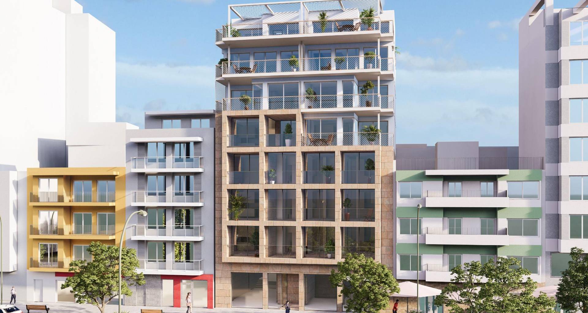 New Build - Appartement - Villajoyosa - Pueblo