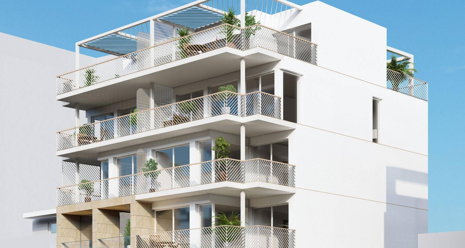 New Build - Appartement - Villajoyosa - Pueblo