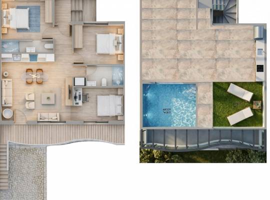 New Build - Bungalow - Pilar de la Horadada - parques de Andromeda