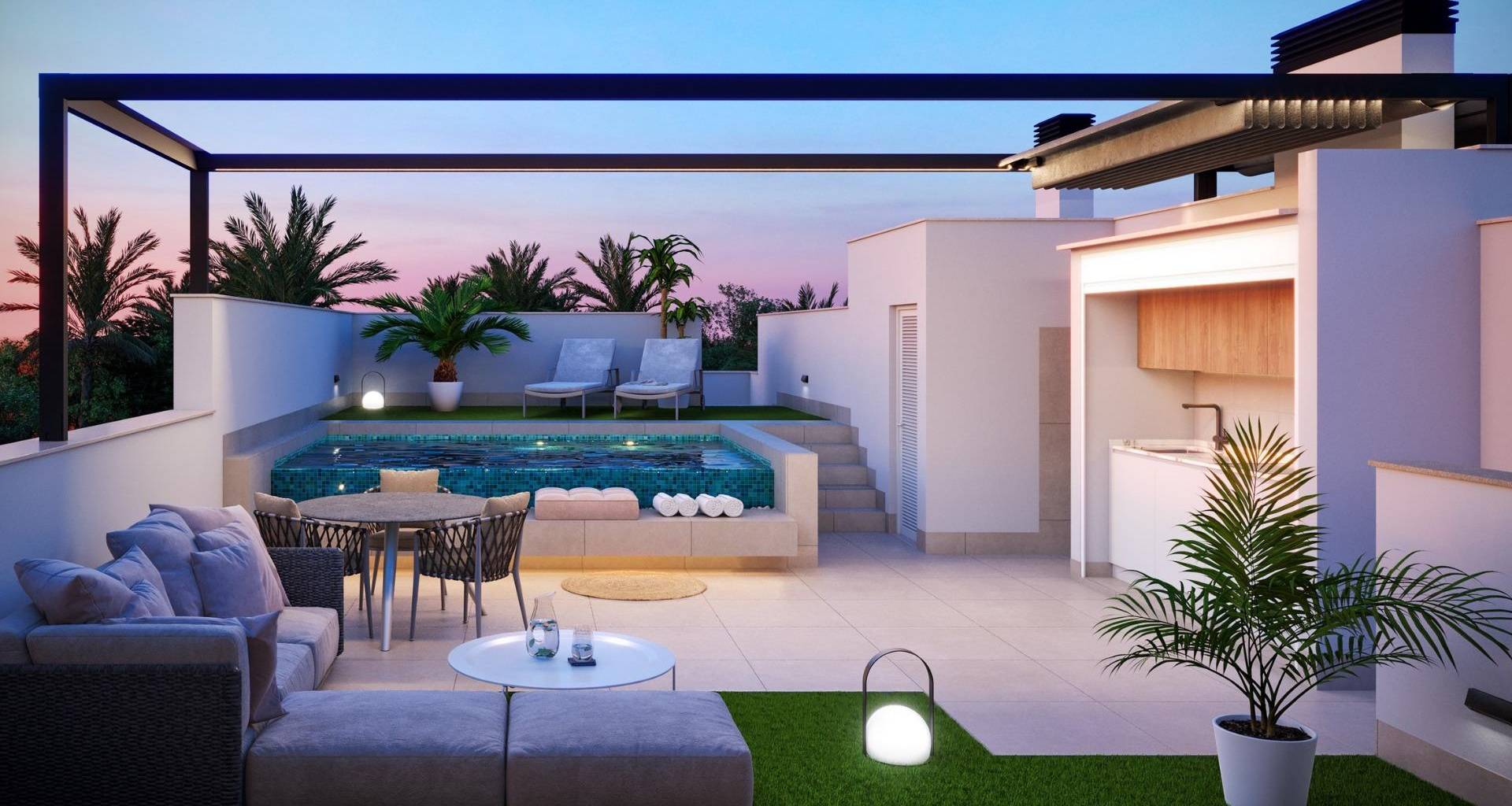 New Build - Bungalow - Pilar de la Horadada - parques de Andromeda