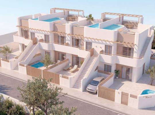 New Build - Bungalow - Pilar de la Horadada - Zona Pueblo