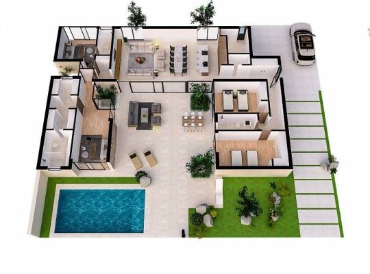 New Build - Villa - Banos y Mendigo - Altaona Golf