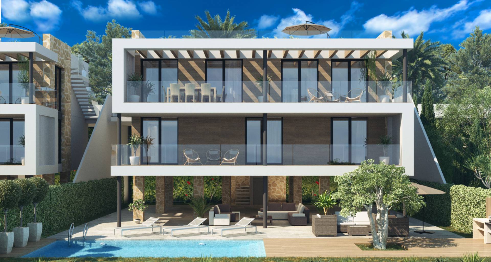 New Build - Villa / Parhus - Ciudad Quesada - La Marquesa Golf 