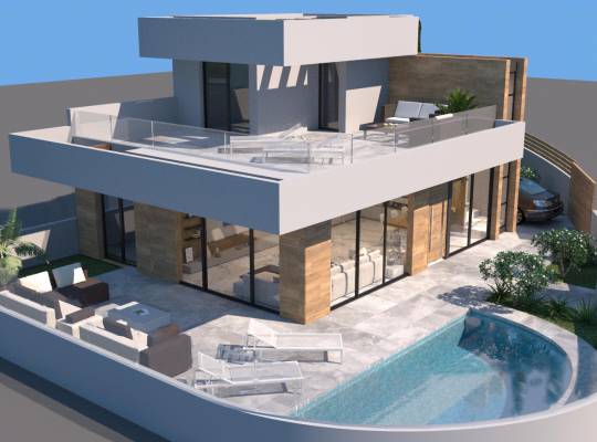 New Build - Villa / Parhus - Ciudad Quesada - La Marquesa Golf 