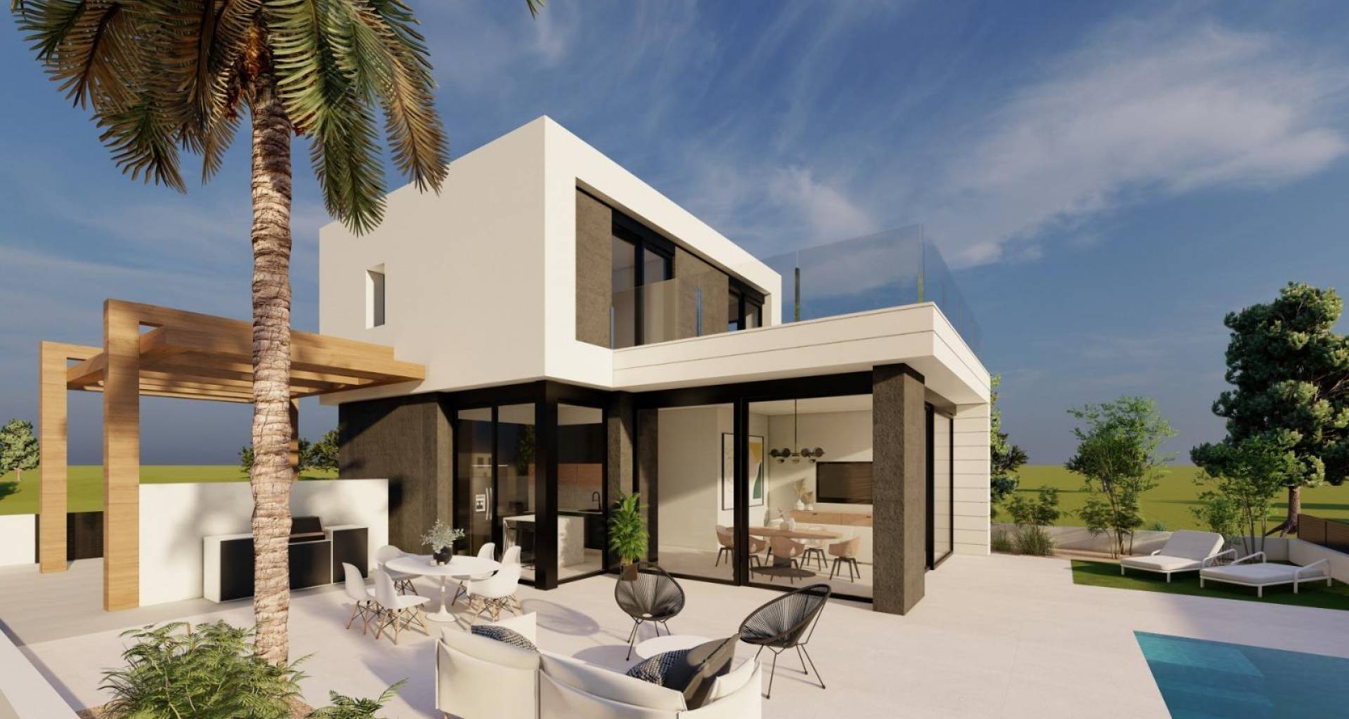New Build - Villa - Pilar de la Horadada - Lo romero golf