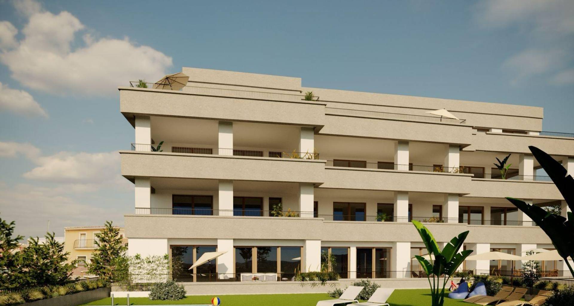 Obra nueva - Apartamento - Hondón de las Nieves - Pueblo