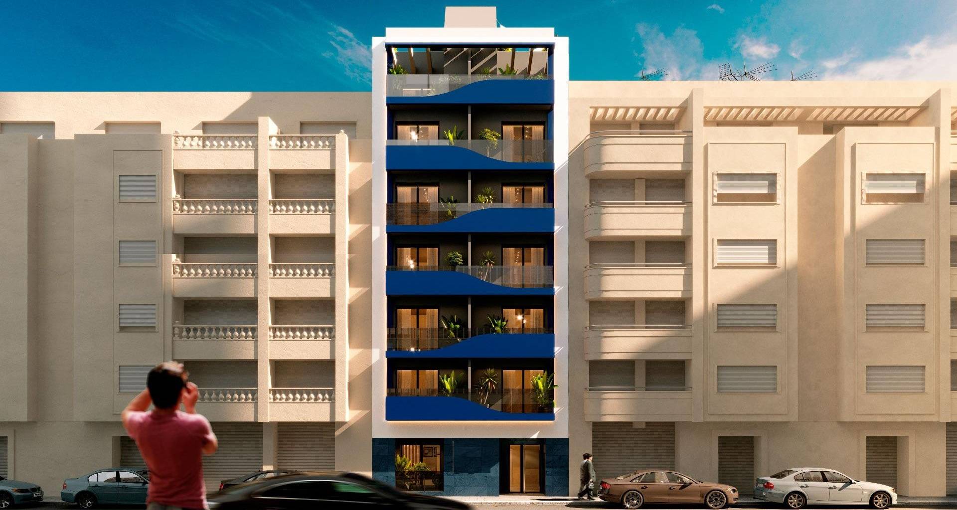Obra nueva - Apartamento - Torrevieja - Playa del Acequión