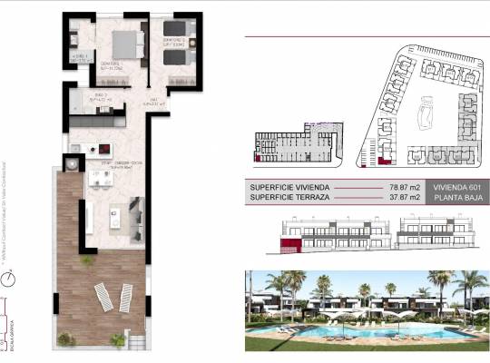 Obra nueva - Bungalow - Ciudad Quesada - Lo Marabú