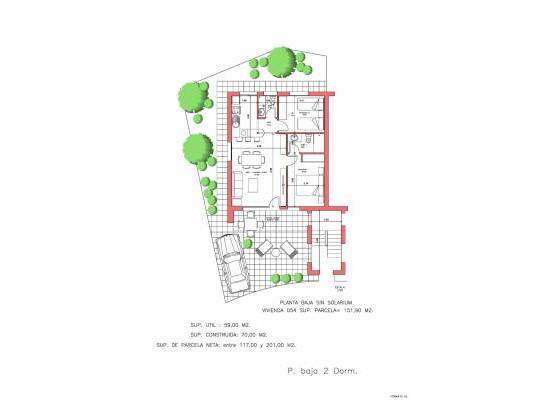 Obra nueva - Bungalow - Fuente Álamo - La Pinilla