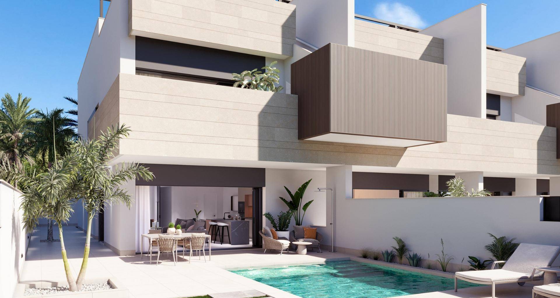 Obra nueva - Bungalow - Pilar de la Horadada - parques de Andromeda