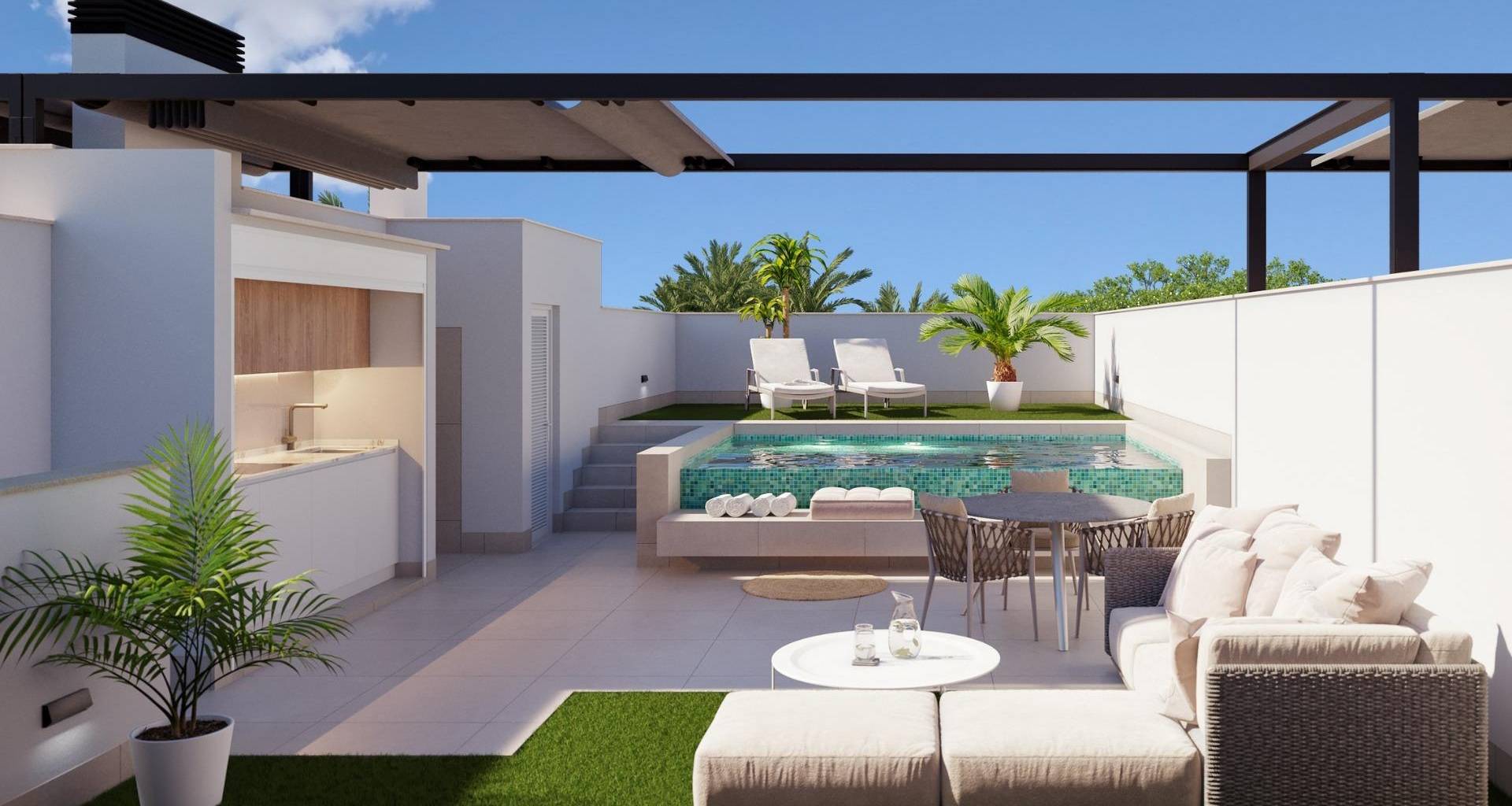 Obra nueva - Bungalow - Pilar de la Horadada - parques de Andromeda