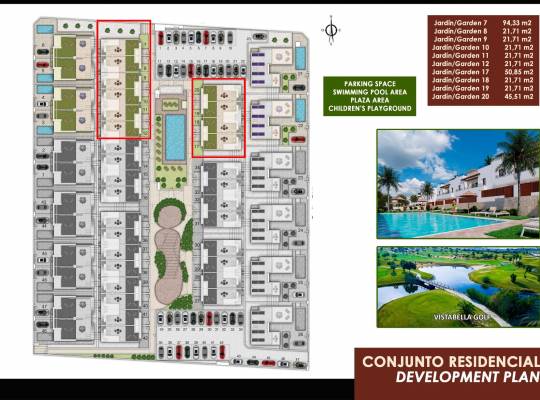 Obra nueva - Casa adosada - Orihuela Costa - Vistabella Golf