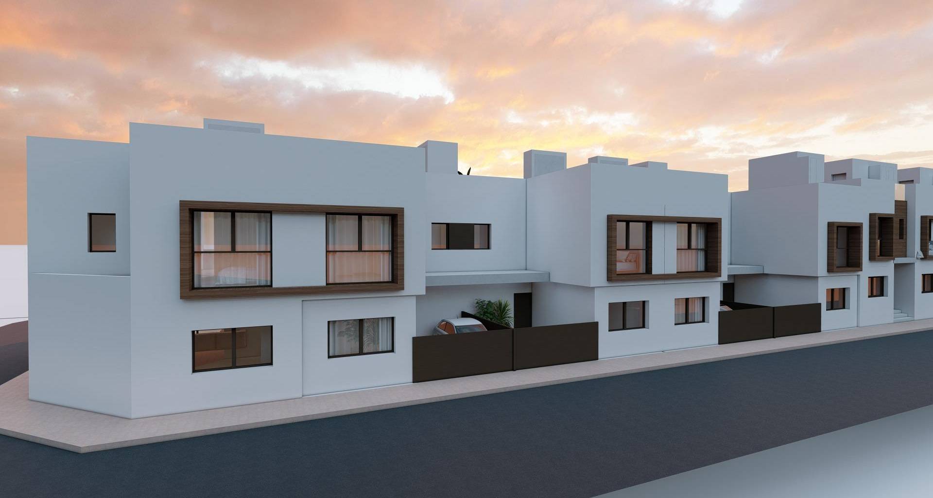 Obra nueva - Casa adosada - San Javier - pueblo