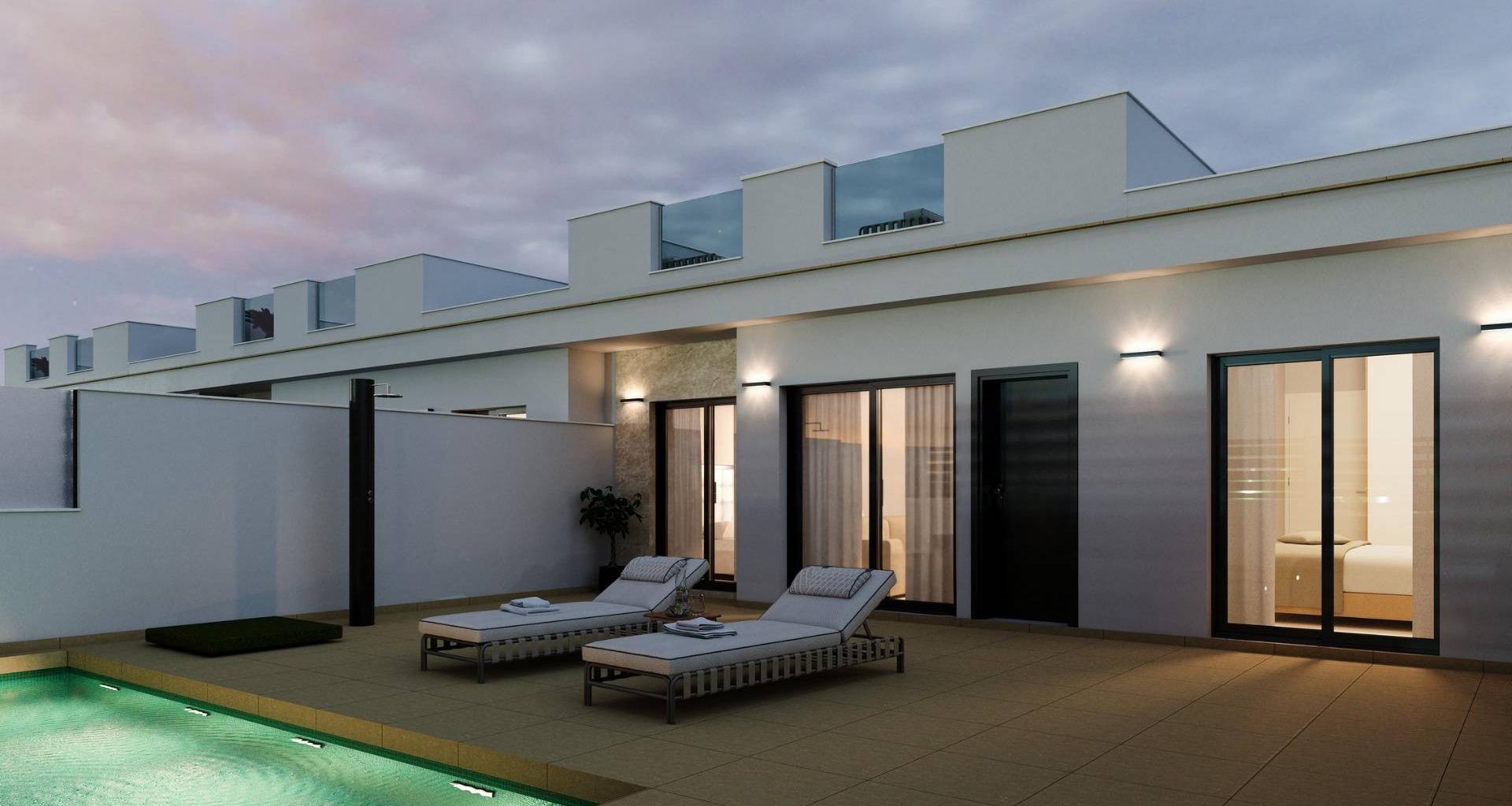 Obra nueva - Casa adosada - Torre Pacheco - Roldán