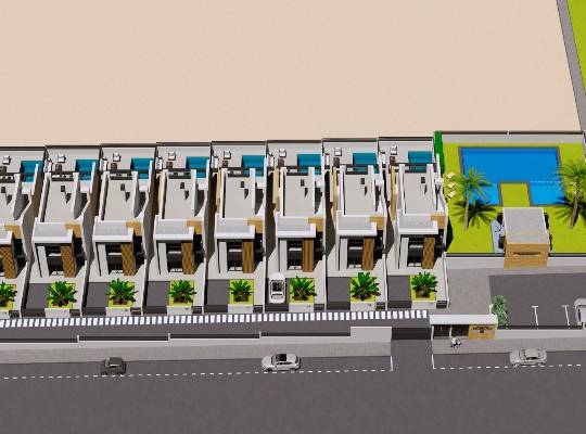 Obra nueva - Casa adosada - Torrevieja - Aguas Nuevas