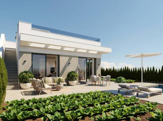 Obra nueva - Chalet - Fuente Álamo - Hacienda Del Álamo Golf