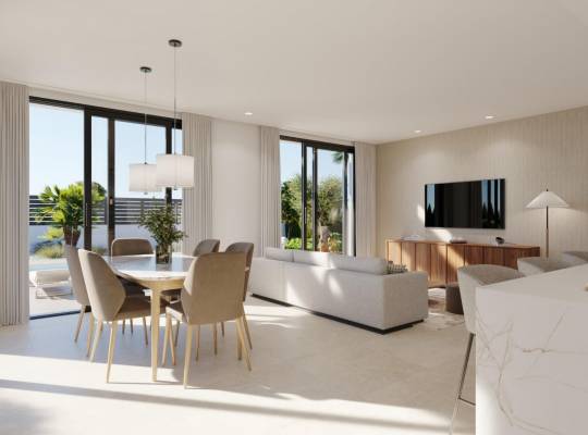 Obra nueva - Chalet - Fuente Álamo - Hacienda Del Álamo Golf