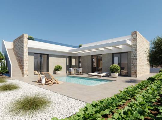 Obra nueva - Chalet - Fuente Álamo - Hacienda del Alamo