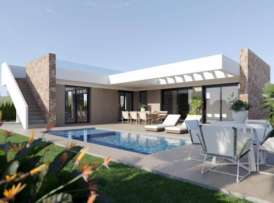 Obra nueva - Chalet - Fuente Álamo - Hacienda del Alamo