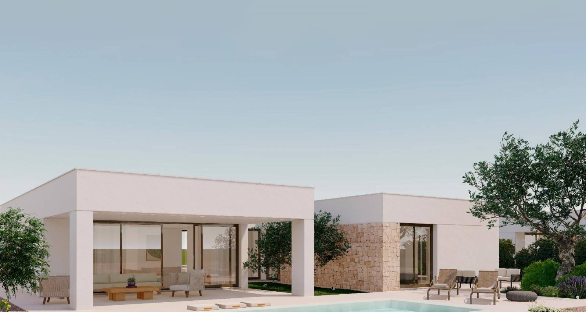 Obra nueva - Chalet - Fuente Álamo - Hacienda del Alamo