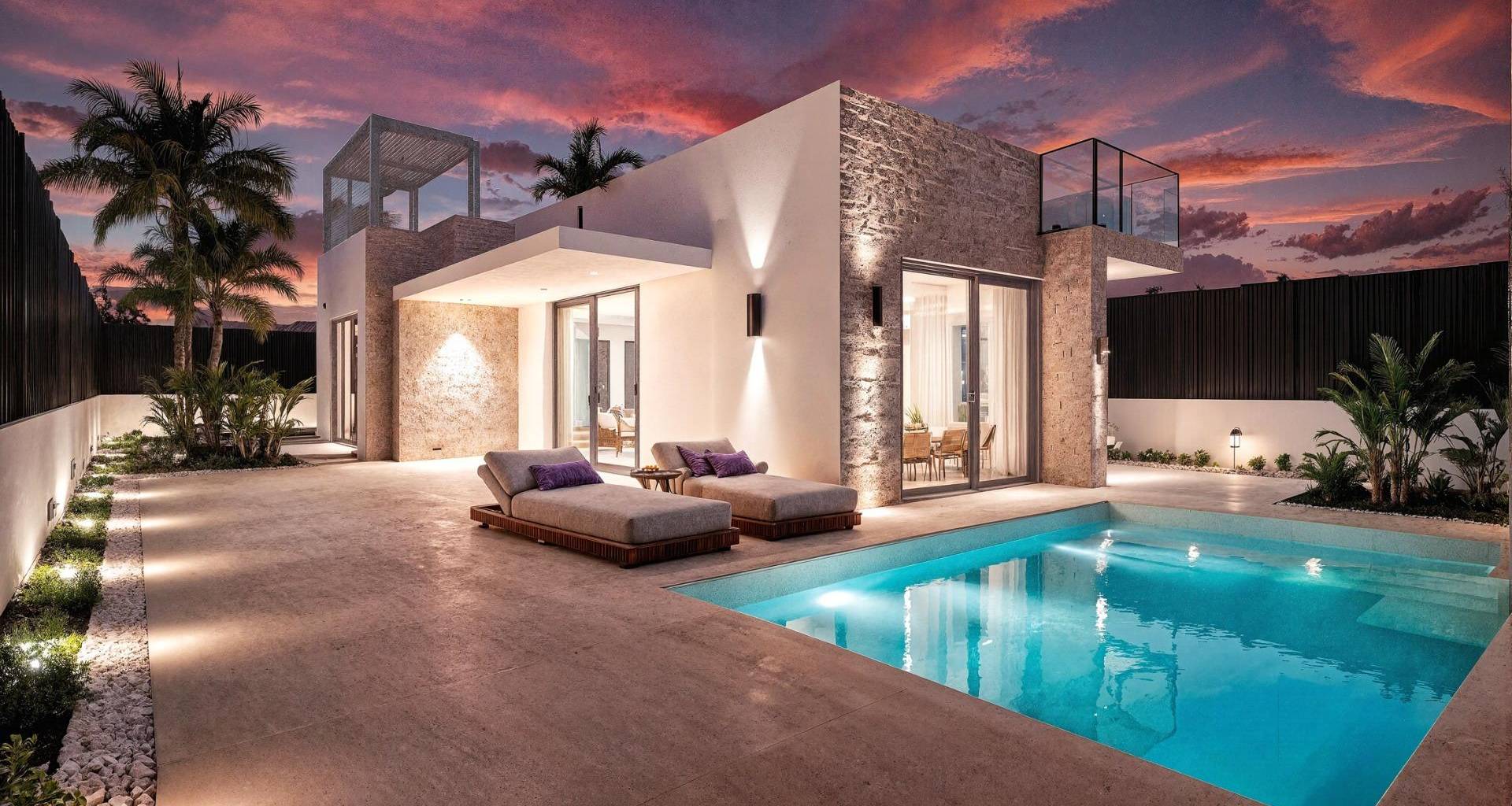 Obra nueva - Chalet - Los Alcazares - Torre del Rame