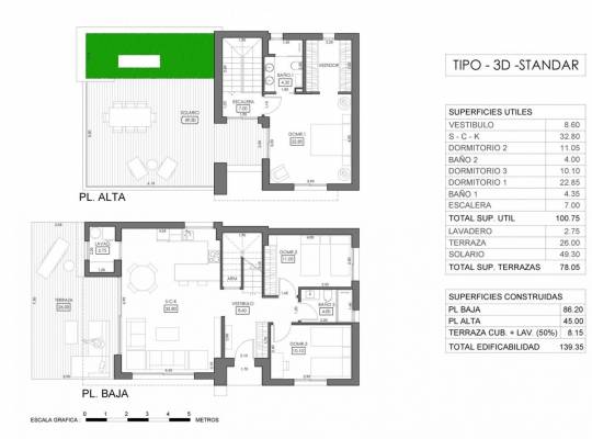 Obra nueva - Chalet - Orihuela Costa - La Ciñuelica