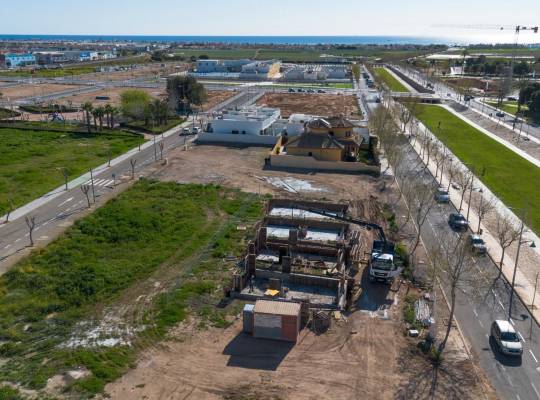 Obra nueva - Chalet - Pilar de la Horadada - pueblo
