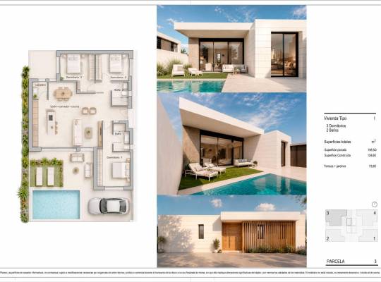 Obra nueva - Chalet - Pilar de la Horadada - pueblo