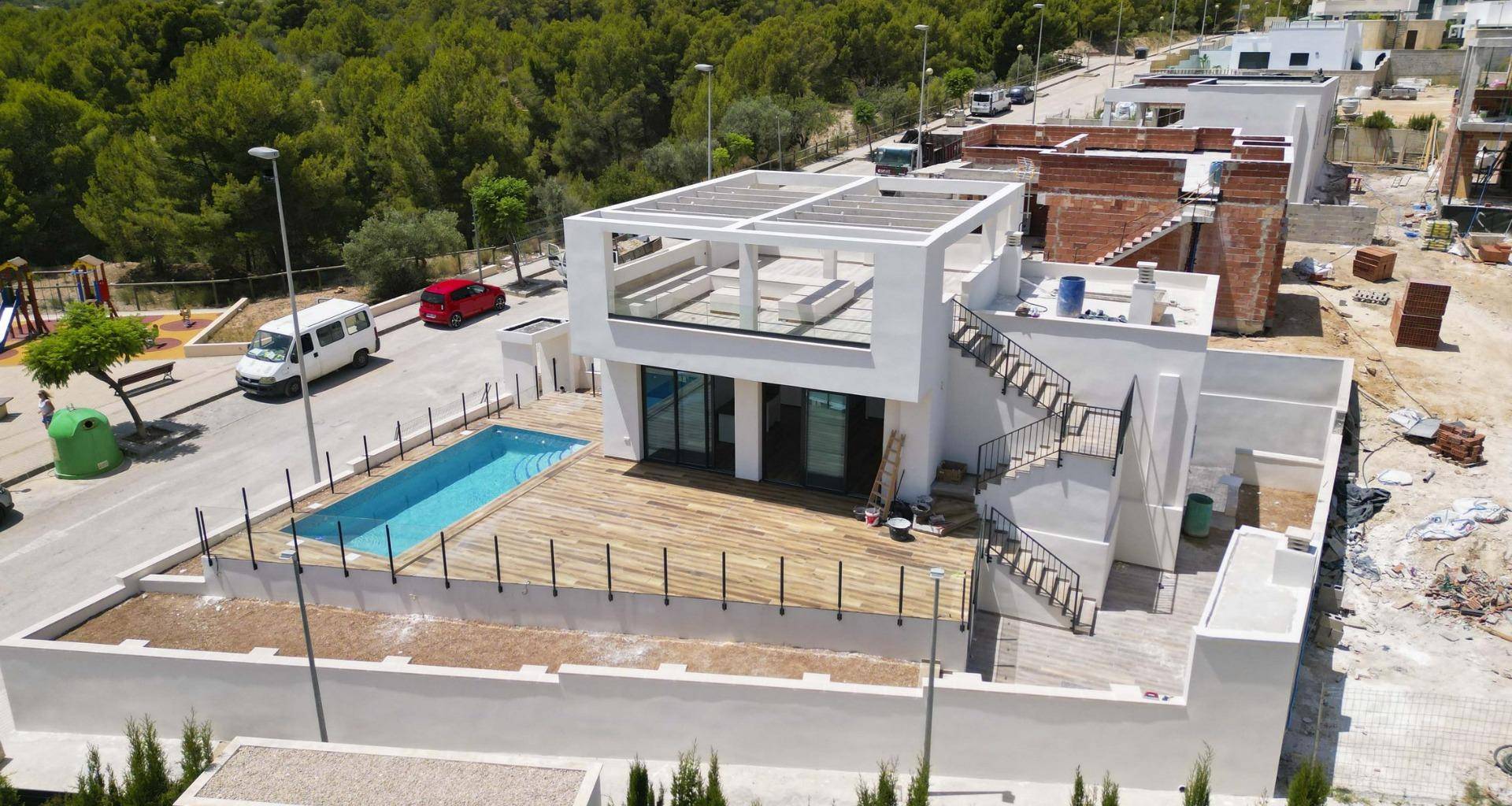 Obra nueva - Chalet - Polop - Alberca