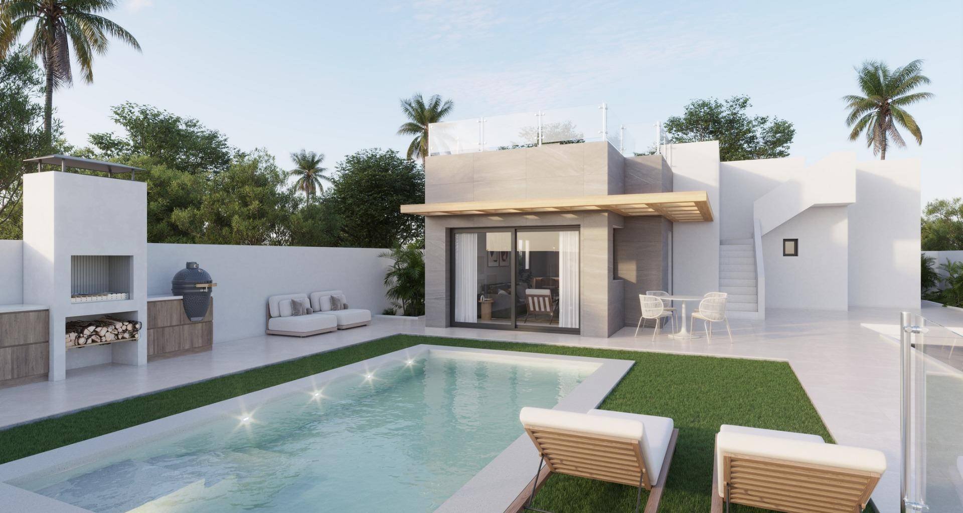 Obra nueva - Chalet - Polop - Alberca