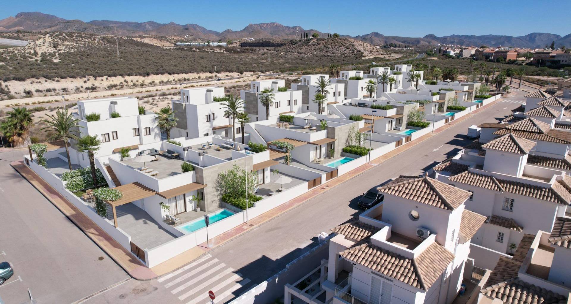 Obra nueva - Chalet - Puerto de Mazarron - Caleñares